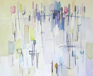 Krajolik, 2014., ulje na platnu, 90,5×100 cm
