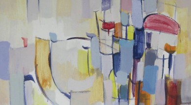 Ulica u jutro, 2014., ulje na platnu, 80×70 cm